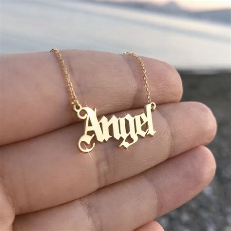 best name necklace website.